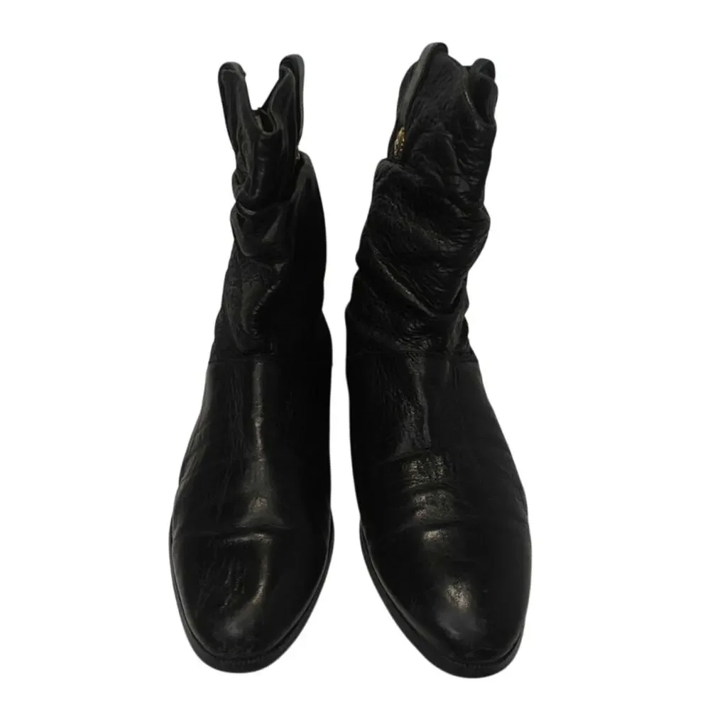 Black Vintage Dingo leather Booties sz 9.5